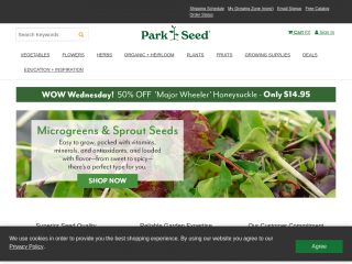 parkseed.com screenshot