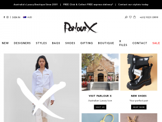 parlourx.com screenshot