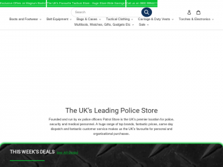 patrolstore.com screenshot