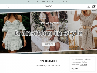 pavacat.com screenshot