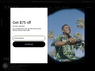 pedalelectric.com screenshot
