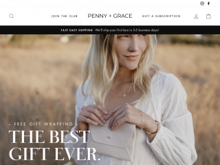 pennyandgrace.com screenshot