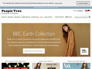 peopletree.co.uk screenshot