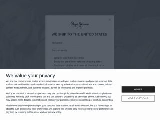 pepejeans.com screenshot