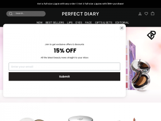 perfectdiary.com screenshot