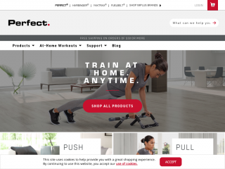 perfectfitness.implus.com screenshot