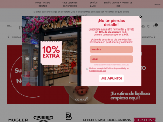 perfumeriacomas.com screenshot