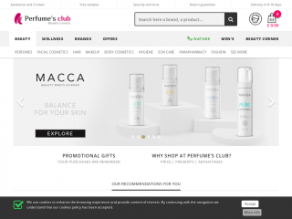 perfumesclub.co.uk screenshot