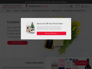 personalwine.com screenshot