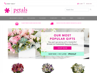 petals.co.nz screenshot