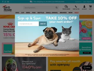 pethouse.com.au screenshot