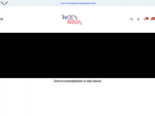 petitsartistes.be screenshot