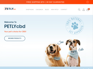 petlycbd.com screenshot