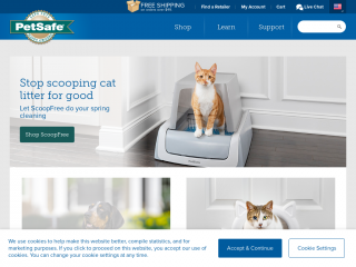 petsafe.net screenshot