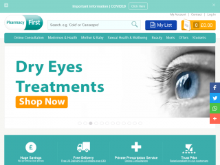 pharmacyfirst.co.uk screenshot