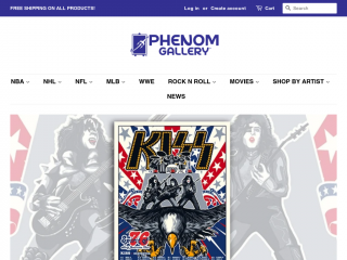 phenomgallery.com screenshot