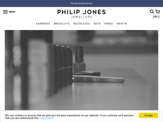 philipjonesjewellery.com screenshot