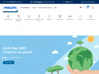 philips.ca screenshot