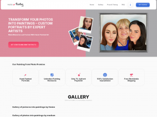 photo2painting.com screenshot