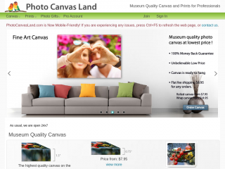 photocanvasland.com screenshot