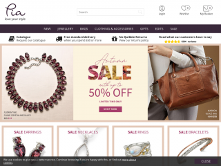 piajewellery.com screenshot