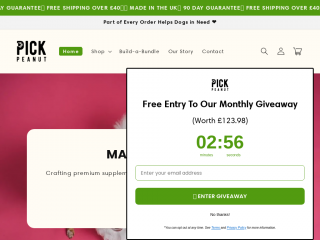 pickpeanut.com screenshot