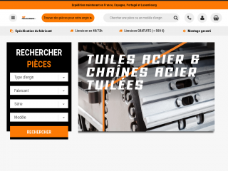 pieces-engins-tp.fr screenshot