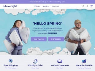 pillow-fight.com screenshot