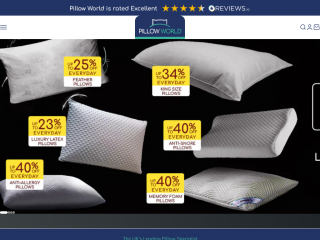pillowworld.com screenshot