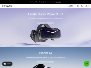 pimax.com screenshot