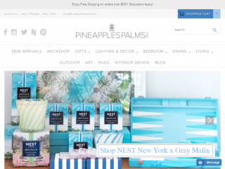 pineapplespalms.com screenshot