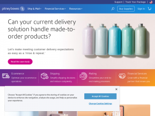 pitneybowes.com screenshot