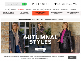 pixiegirl.com screenshot