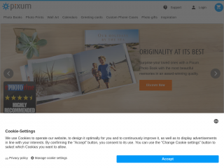 pixum.co.uk screenshot