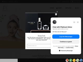 platinumdelux.com screenshot
