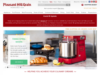 pleasanthillgrain.com screenshot