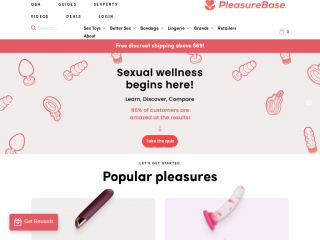 pleasurebase.com screenshot