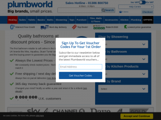 plumbworld.co.uk screenshot