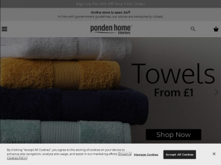 pondenhome.co.uk screenshot