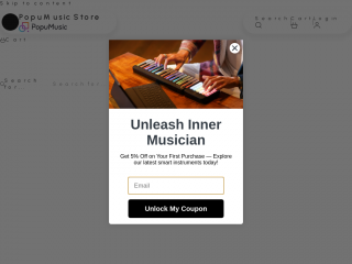 popumusic.com screenshot