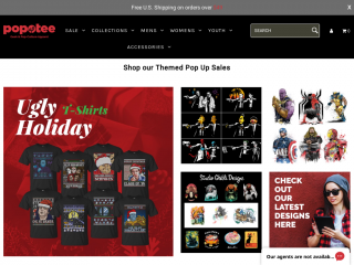 popuptee.com screenshot