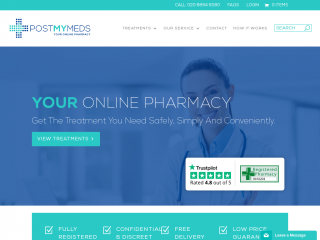 postmymeds.co.uk screenshot