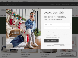 potterybarnkids.com screenshot