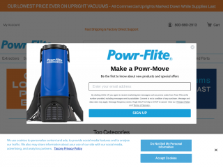 powr-flite.com screenshot