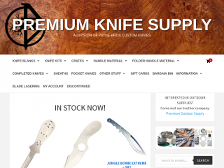 premiumknifesupply.com screenshot