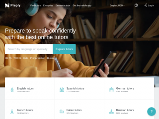 preply.com screenshot