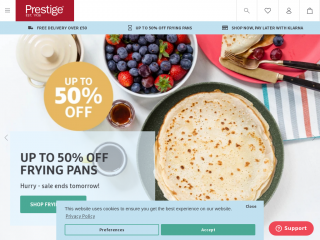 prestige.co.uk screenshot