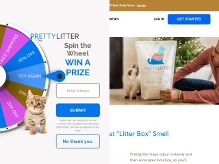 prettylitter.ca screenshot