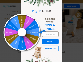 prettylitter.com screenshot