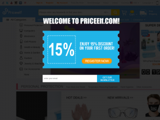 priceelf.com screenshot